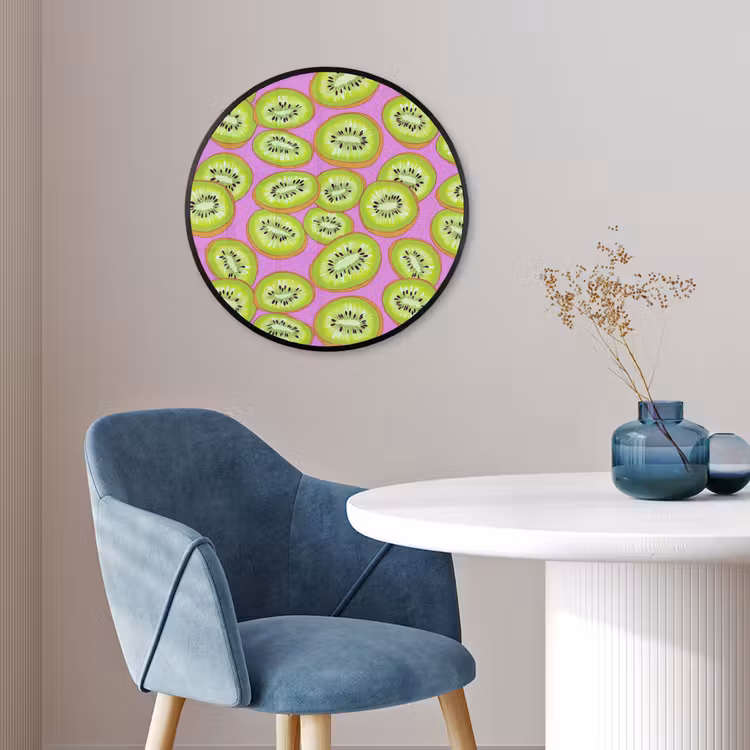 Ronde fotolijst - Kiwi - Speels - Groen — 4