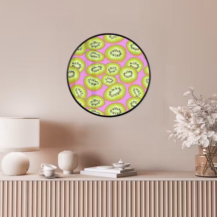 Ronde fotolijst - Kiwi - Speels - Groen — 5