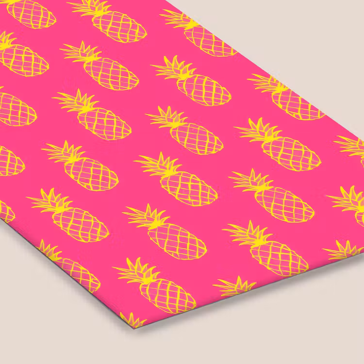 Poster met lijst - Ananas - Trendy - Roze — 7