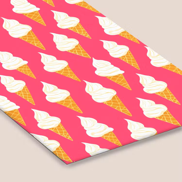 Poster met lijst - Softijs - Horentje - Roze — 7