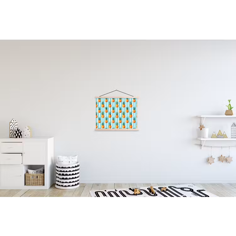 Schoolplaat - Ananas - Strepen - Groen — 3