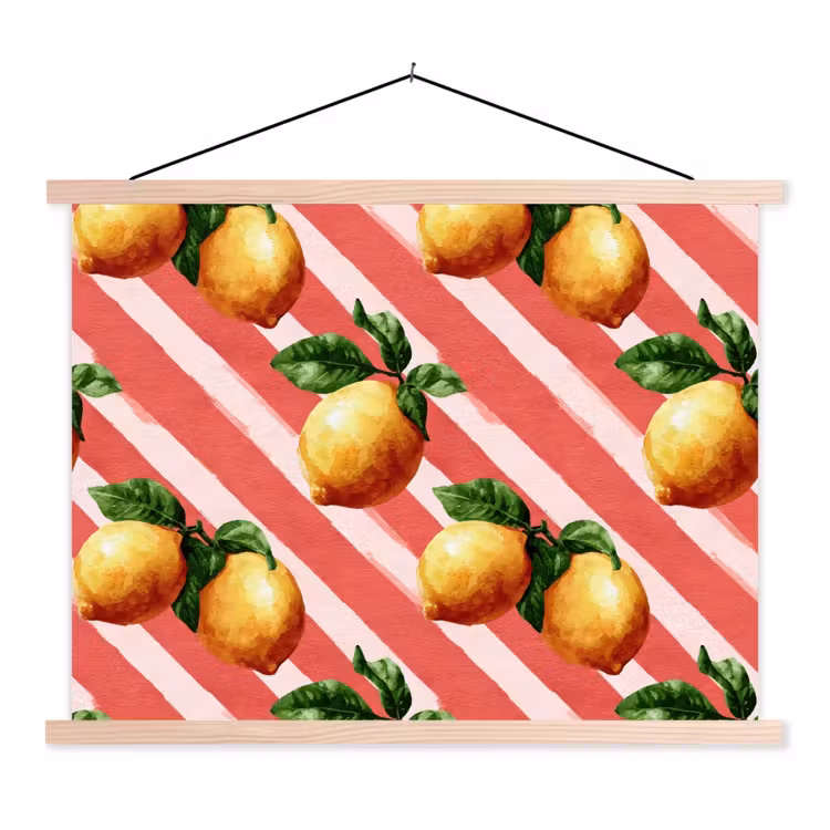 Schoolplaat - Citroen - Geïllustreerd - Oranje — 1