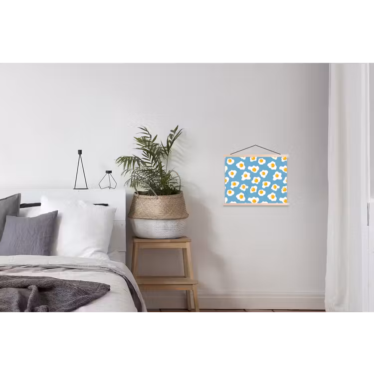 Schoolplaat - Eieren - Dooiers - Blauw — 2