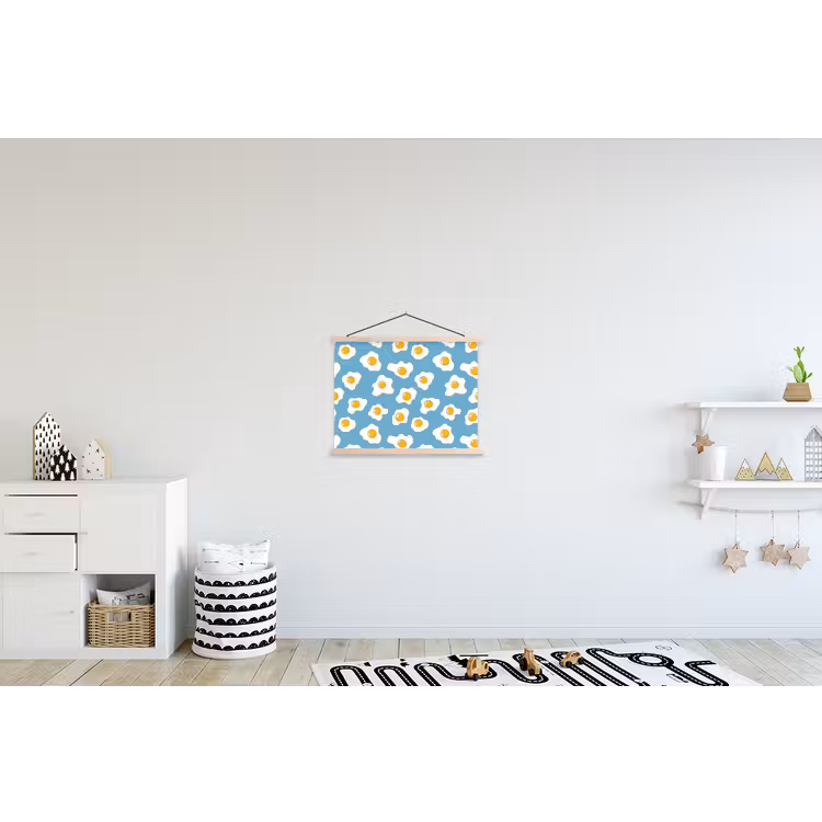 Schoolplaat - Eieren - Dooiers - Blauw — 3