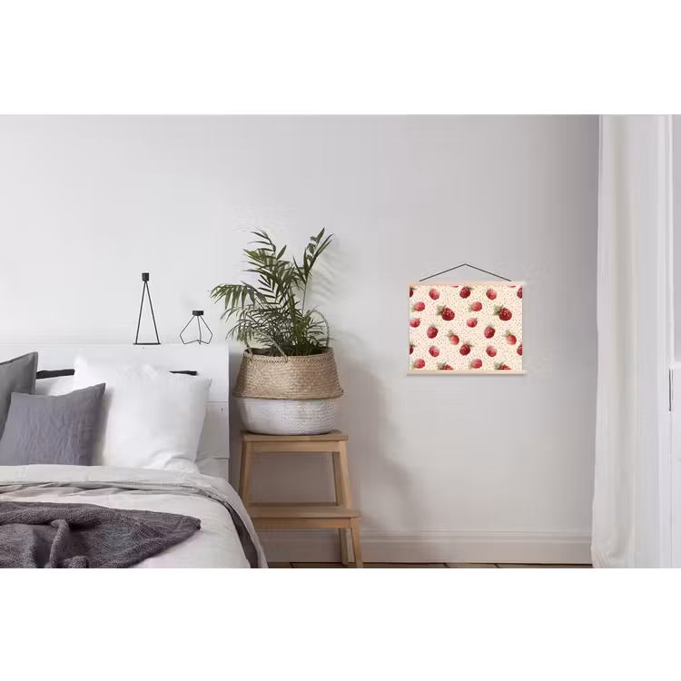 Schoolplaat - Framboos - Stippen - Rood — 2