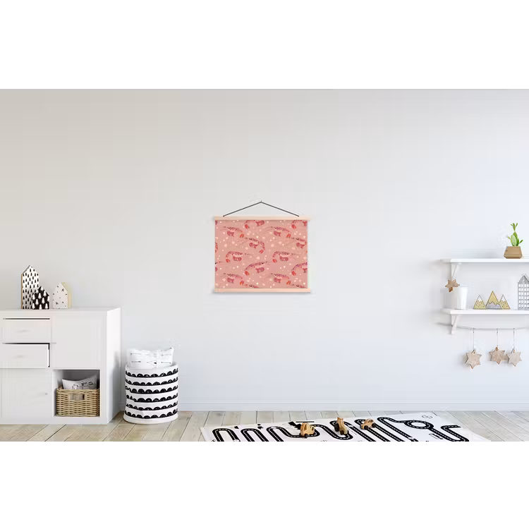 Schoolplaat - Garnalen - Stippen - Roze — 3