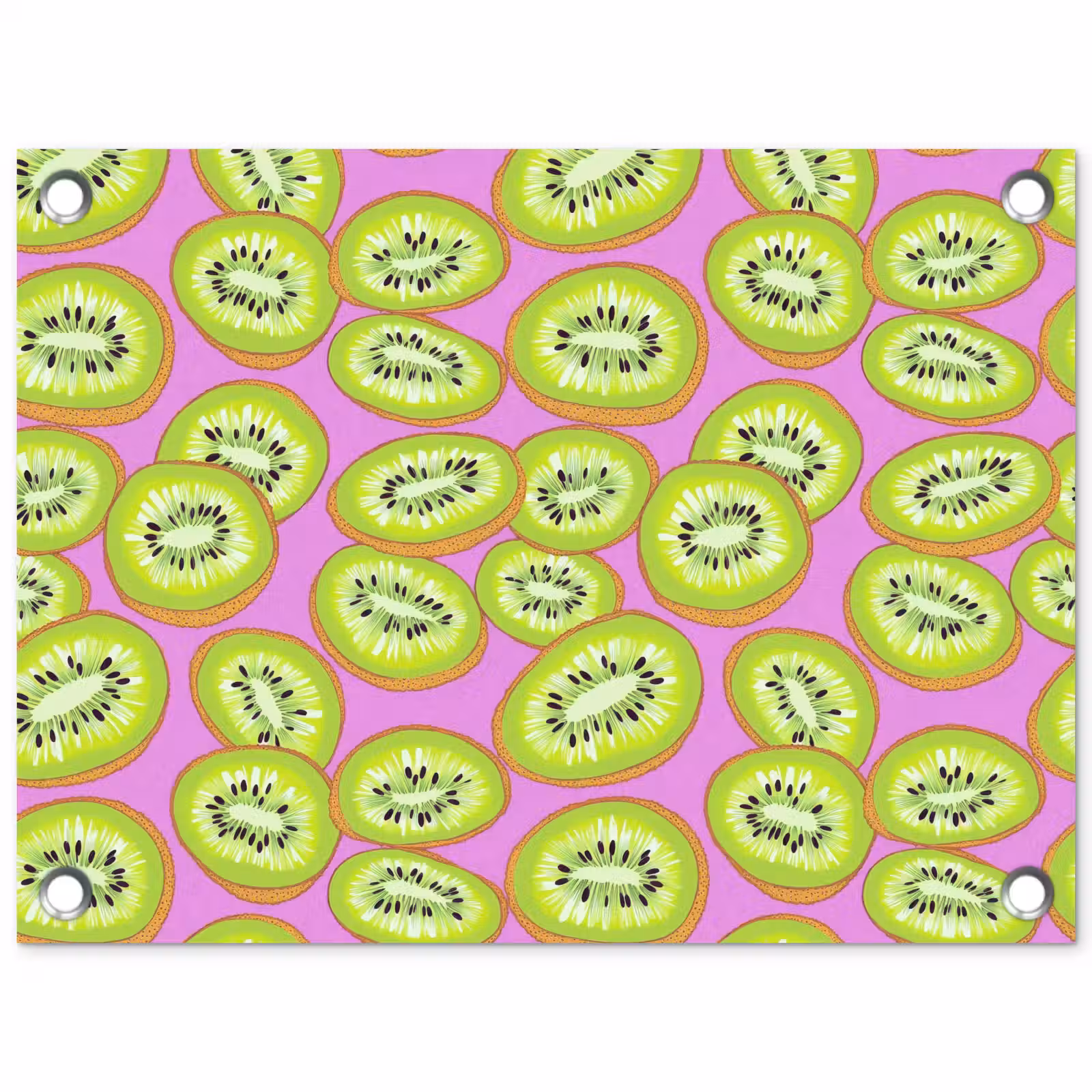 Tuinposter - Kiwi - Speels - Groen — 1