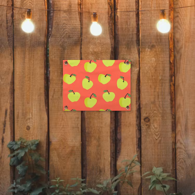 Tuinposter - Appels - Modern - Groen — 2