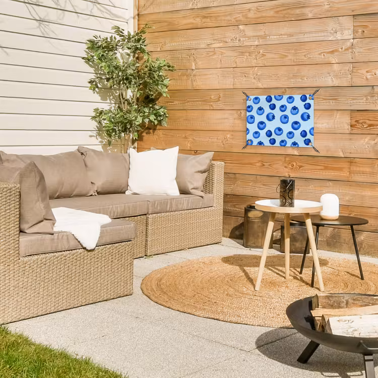 Tuinposter - Bessen - Modern - Blauw — 4