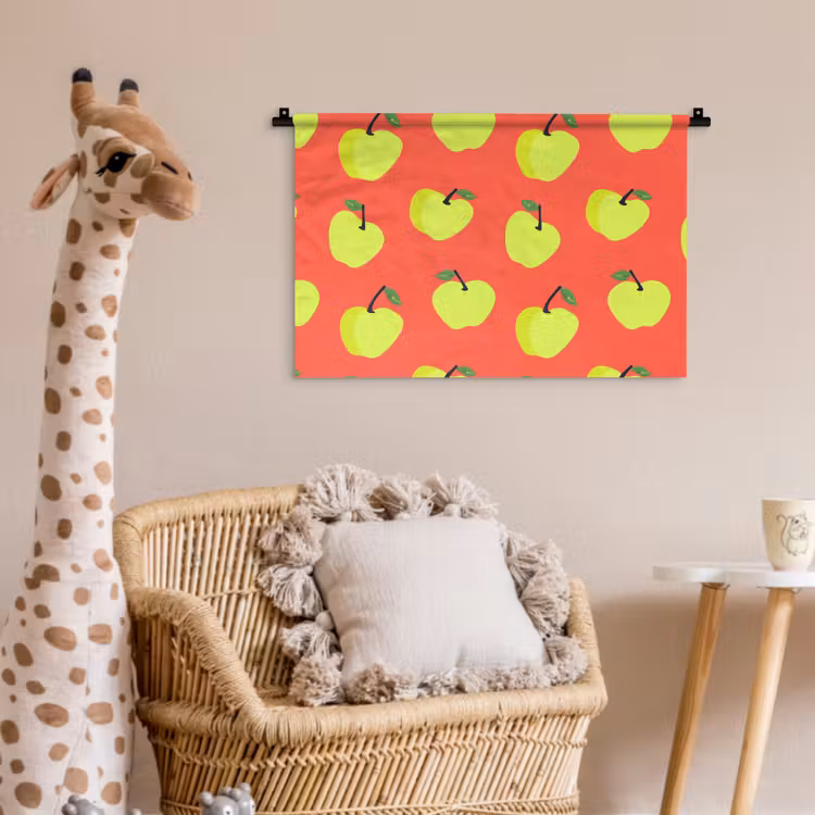 Wandkleed - Appels - Modern - Groen — 5