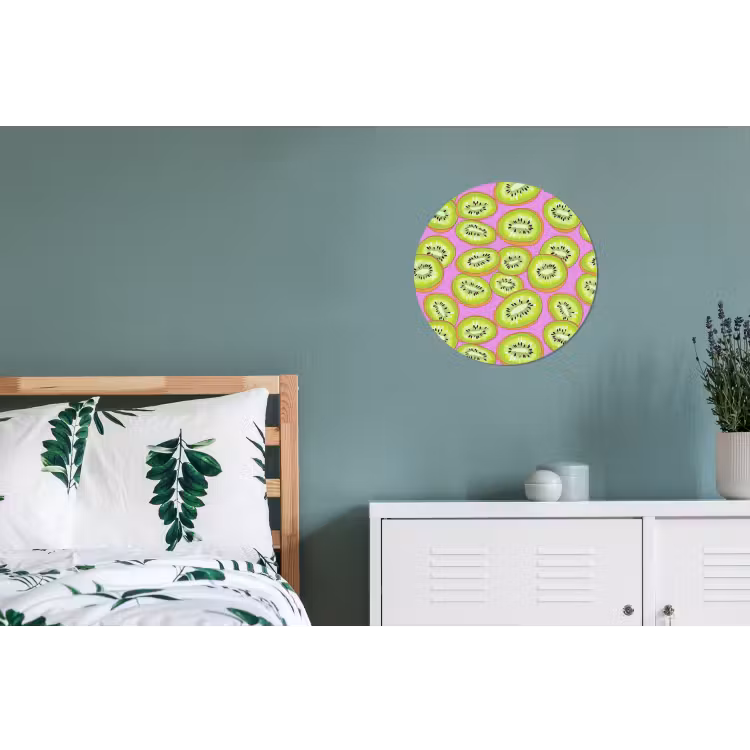 Wandcirkel - Aluminium - Kiwi - Speels - Groen — 4