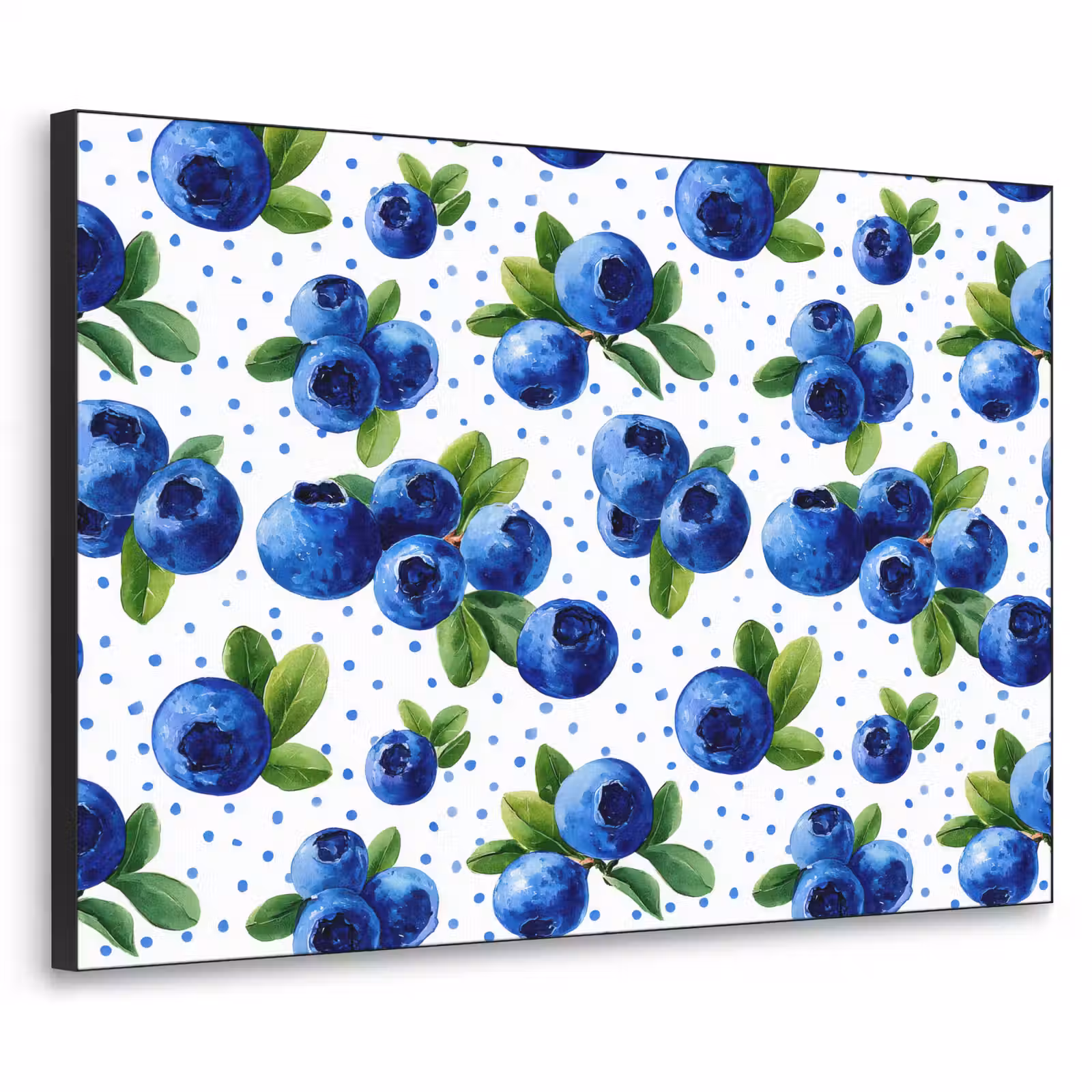 Art Frame - Bessen - Patroon - Blauw — 1