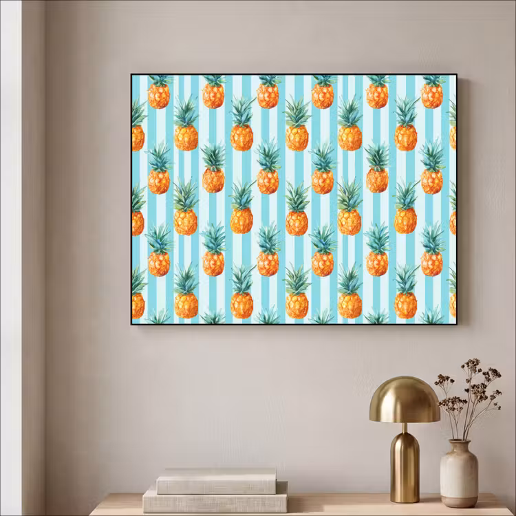 Art Frame - Ananas - Strepen - Groen — 5