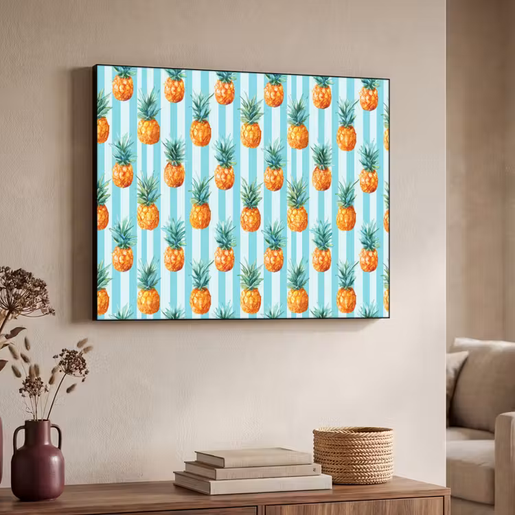 Art Frame - Ananas - Strepen - Groen — 7