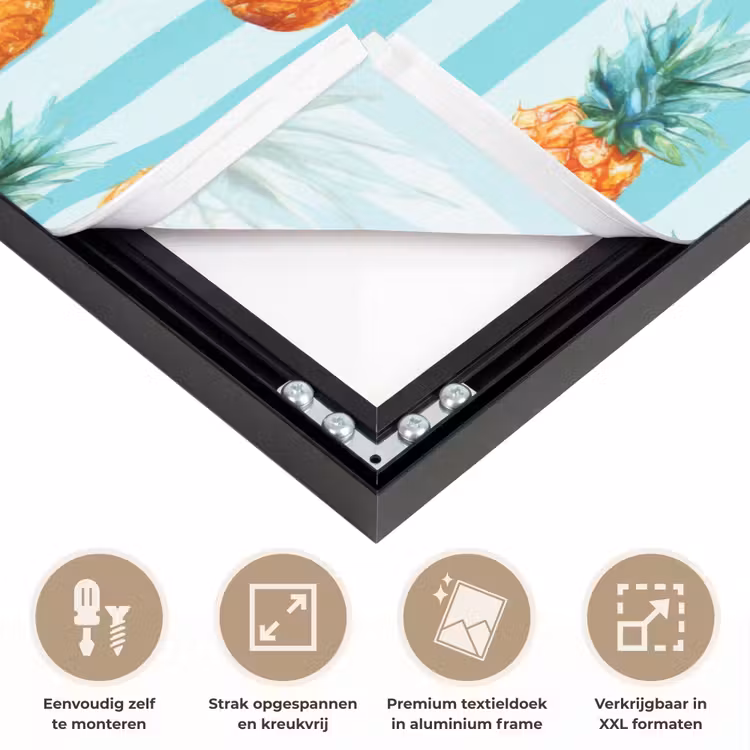 Art Frame - Ananas - Strepen - Groen — 8