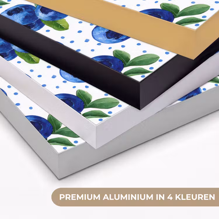 Art Frame - Bessen - Patroon - Blauw — 2