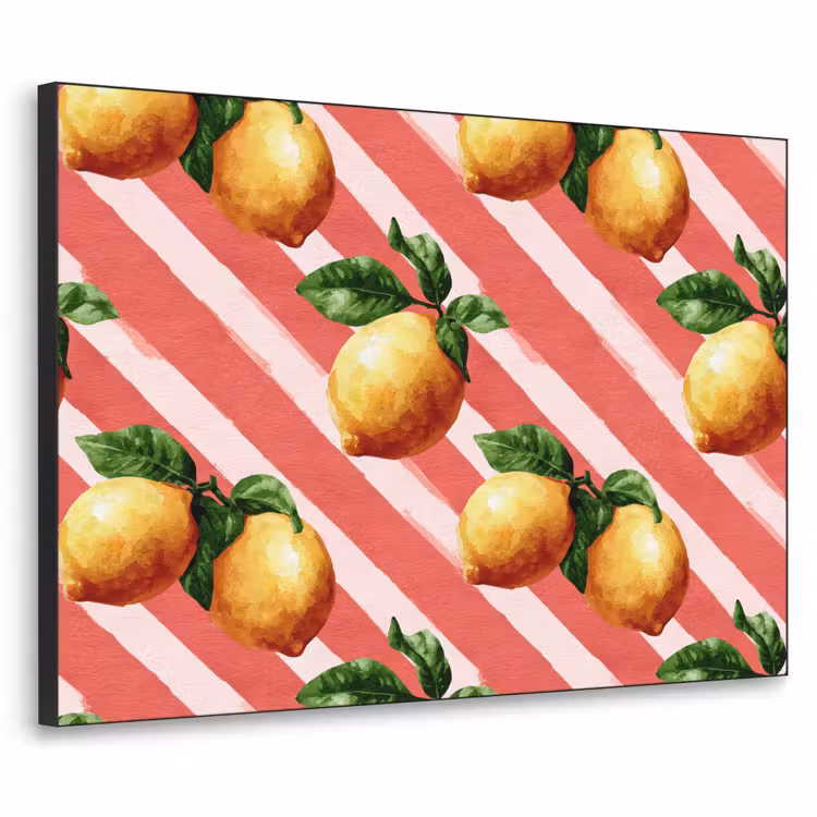 Art Frame - Citroen - Geïllustreerd - Oranje — 1