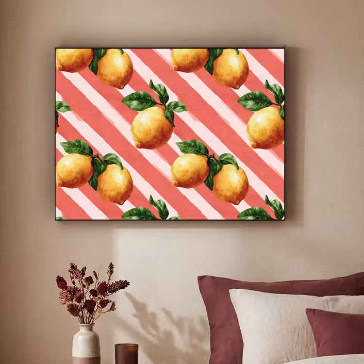 Art Frame - Citroen - Geïllustreerd - Oranje — 3
