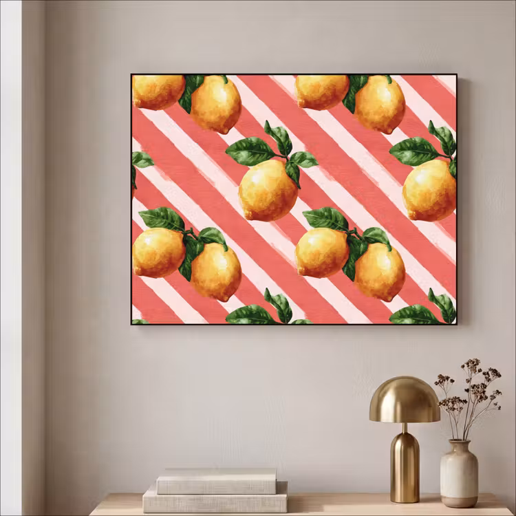 Art Frame - Citroen - Geïllustreerd - Oranje — 5