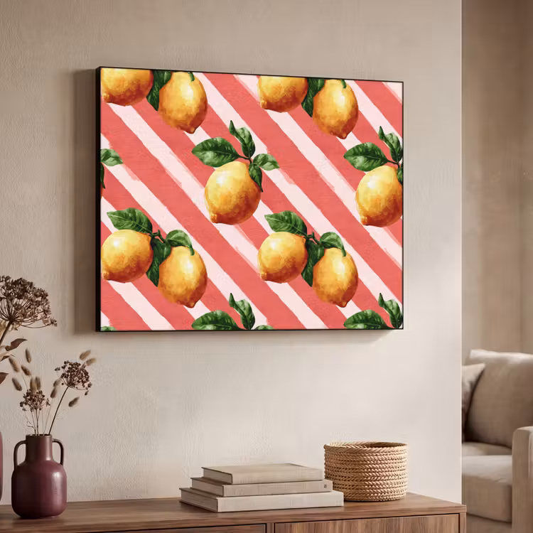 Art Frame - Citroen - Geïllustreerd - Oranje — 7
