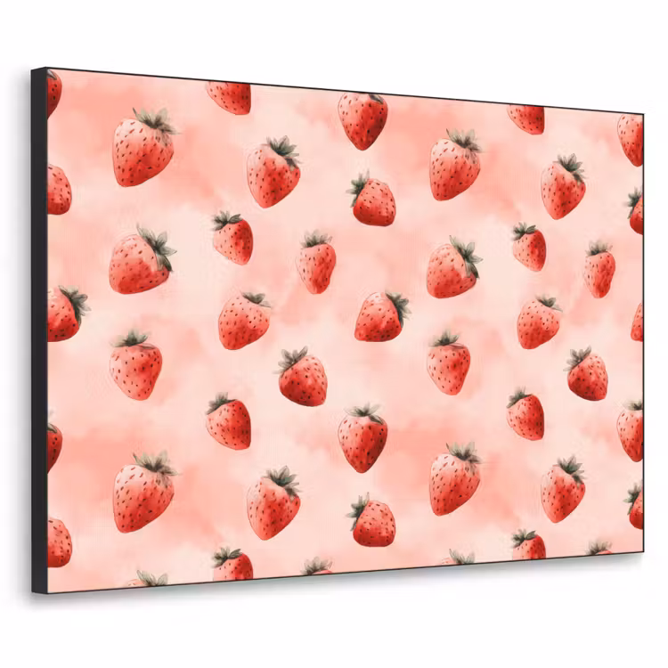 Art Frame - Aardbei - Patroon - Roze — 1