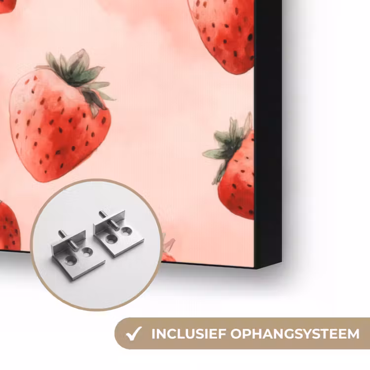 Art Frame - Aardbei - Patroon - Roze — 6