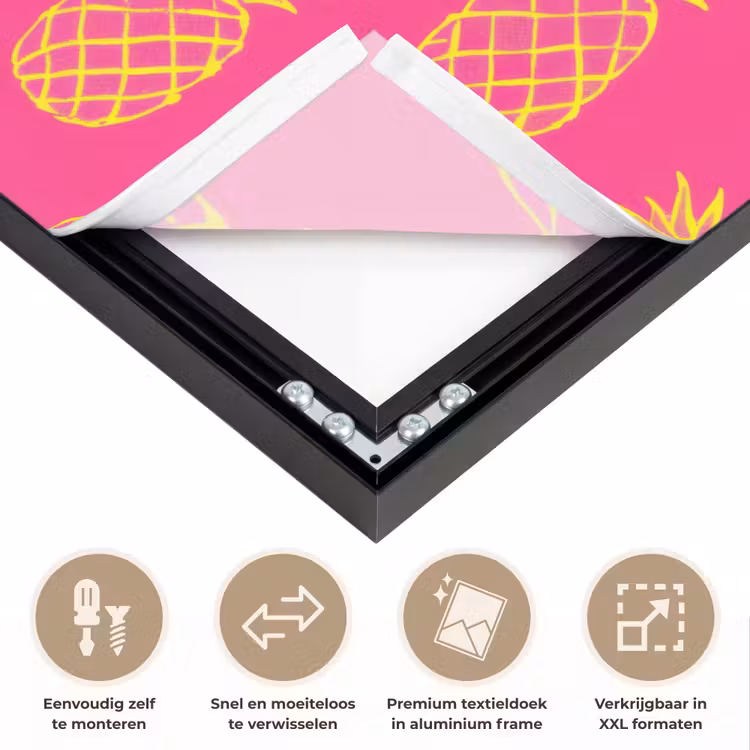 Art Frame - Ananas - Trendy - Roze — 4