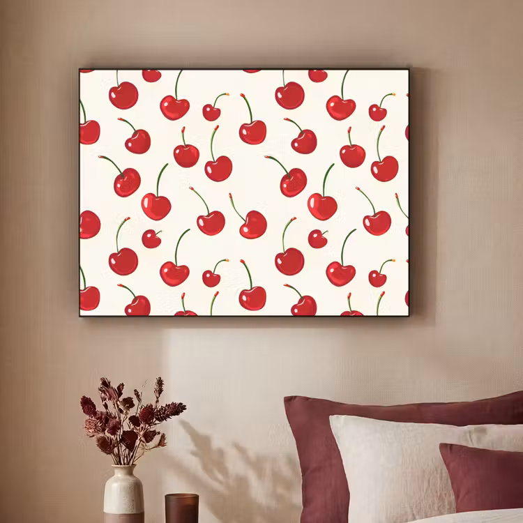 Art Frame - Kersen - Minimalistisch - Rood — 3