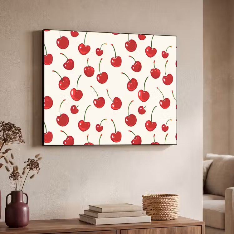 Art Frame - Kersen - Minimalistisch - Rood — 7