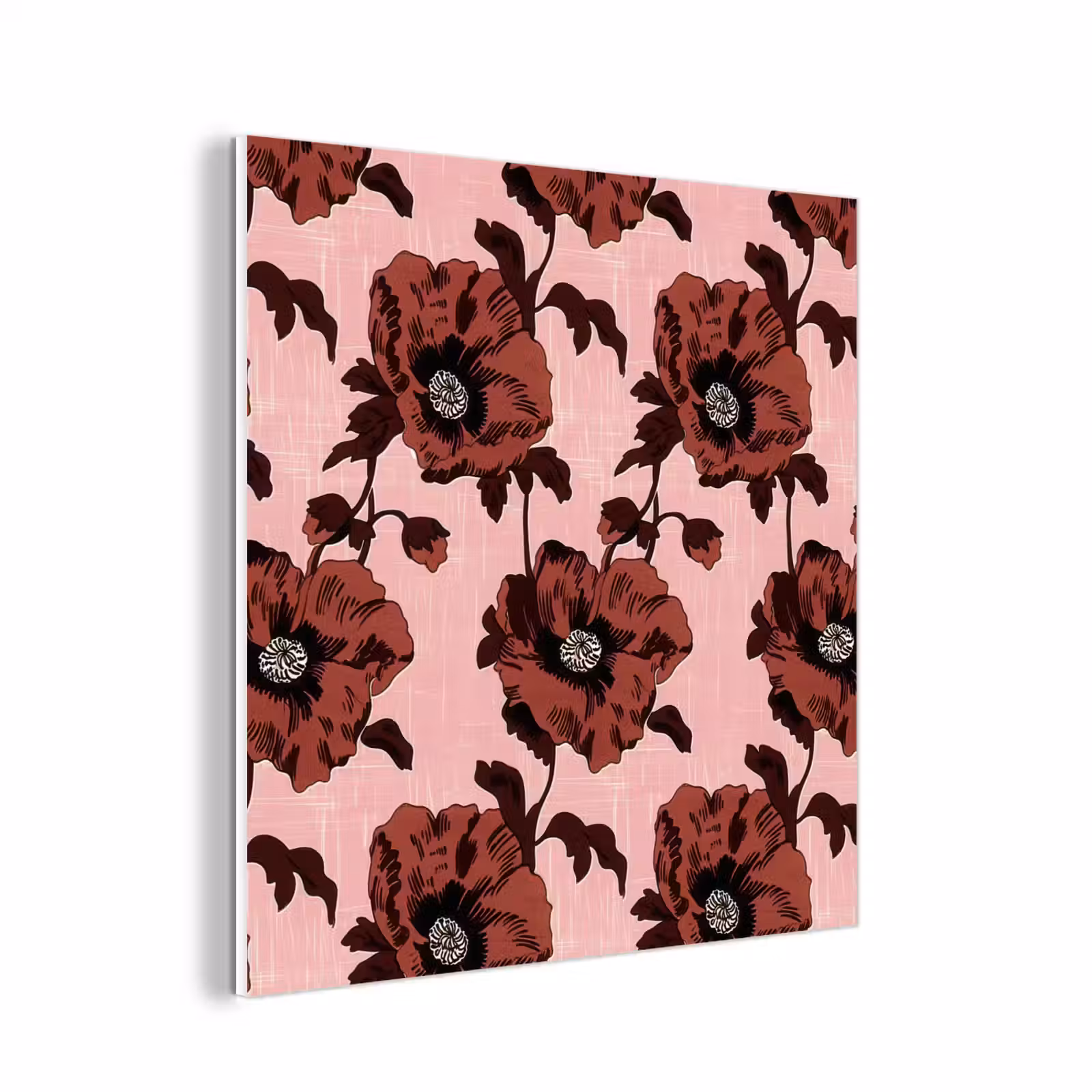 Forex - Bloemen - Retro - Rood — 1