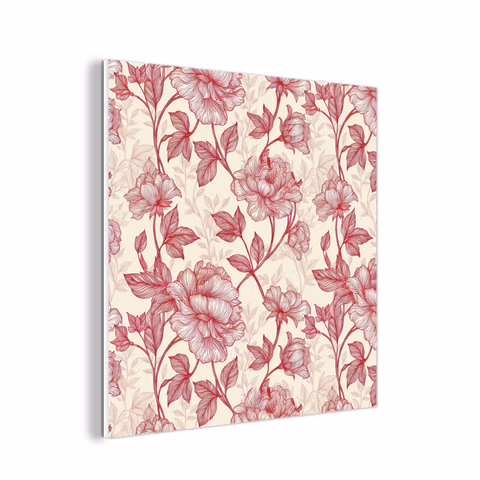 Forex - Pioenrozen - Modern - Rood — 1