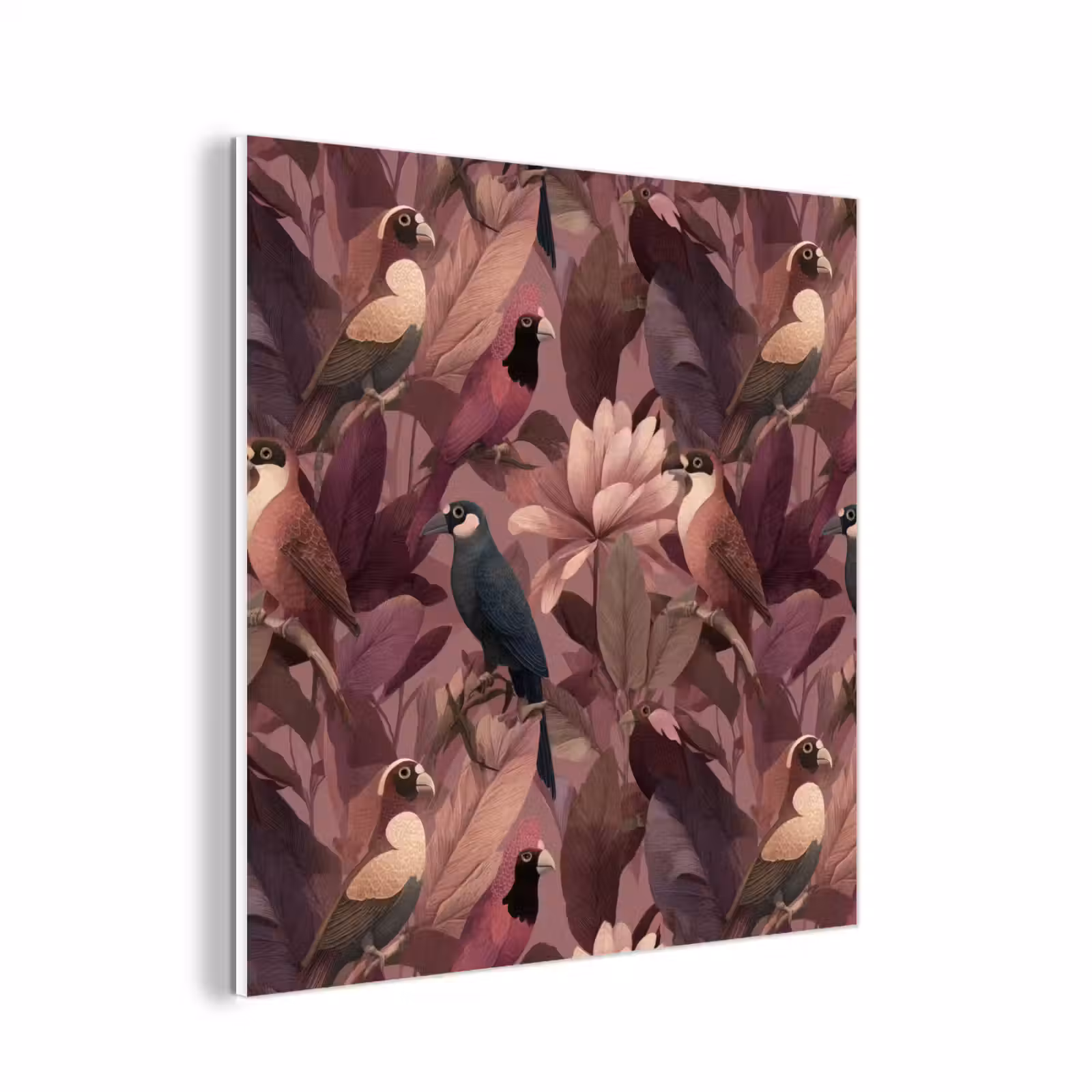 Forex - Vogels - Bladeren - Roze — 1