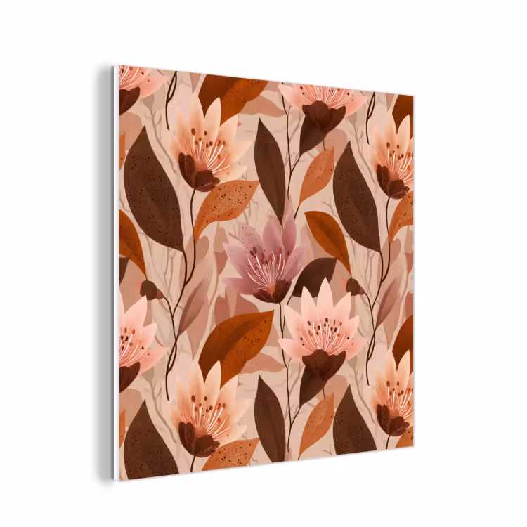 Forex - Bloemen - Bladeren - Bruin — 1