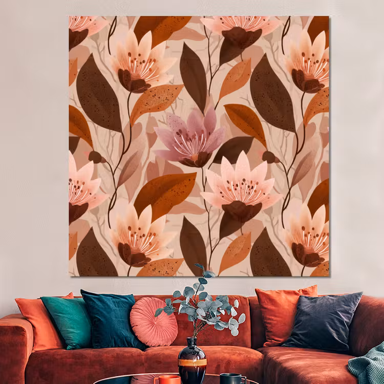 Forex - Bloemen - Bladeren - Bruin — 3