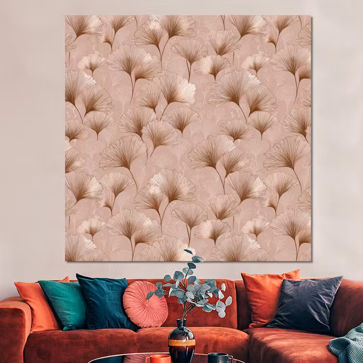 Forex - Ginkgo - Patroon - Roze — 3