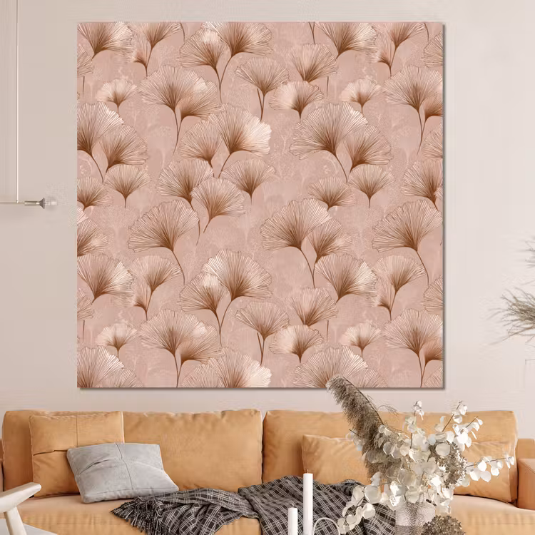 Forex - Ginkgo - Patroon - Roze — 4
