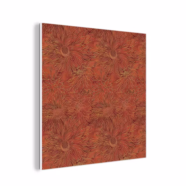 Forex - Oosters - Bloemen - Terracotta — 1