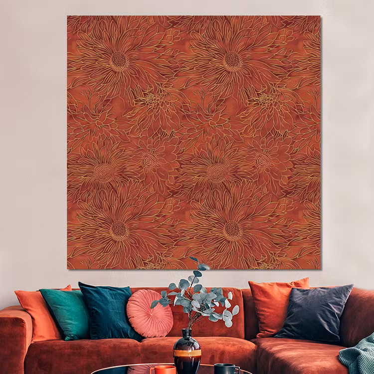 Forex - Oosters - Bloemen - Terracotta — 3