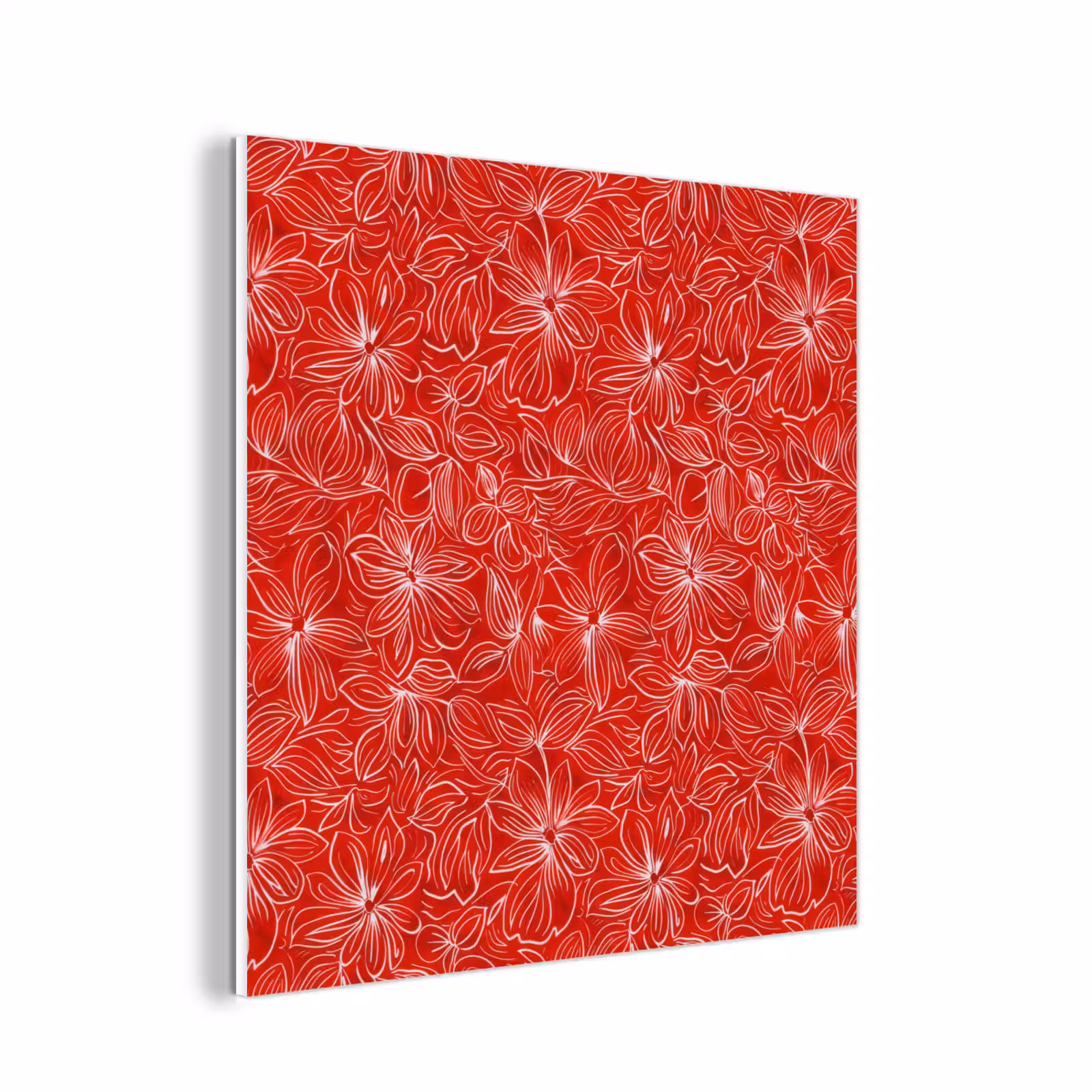 Forex - Bloemen - Patroon - Rood — 1