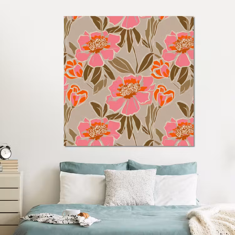 Forex - Pioenrozen - Patroon - Roze — 2