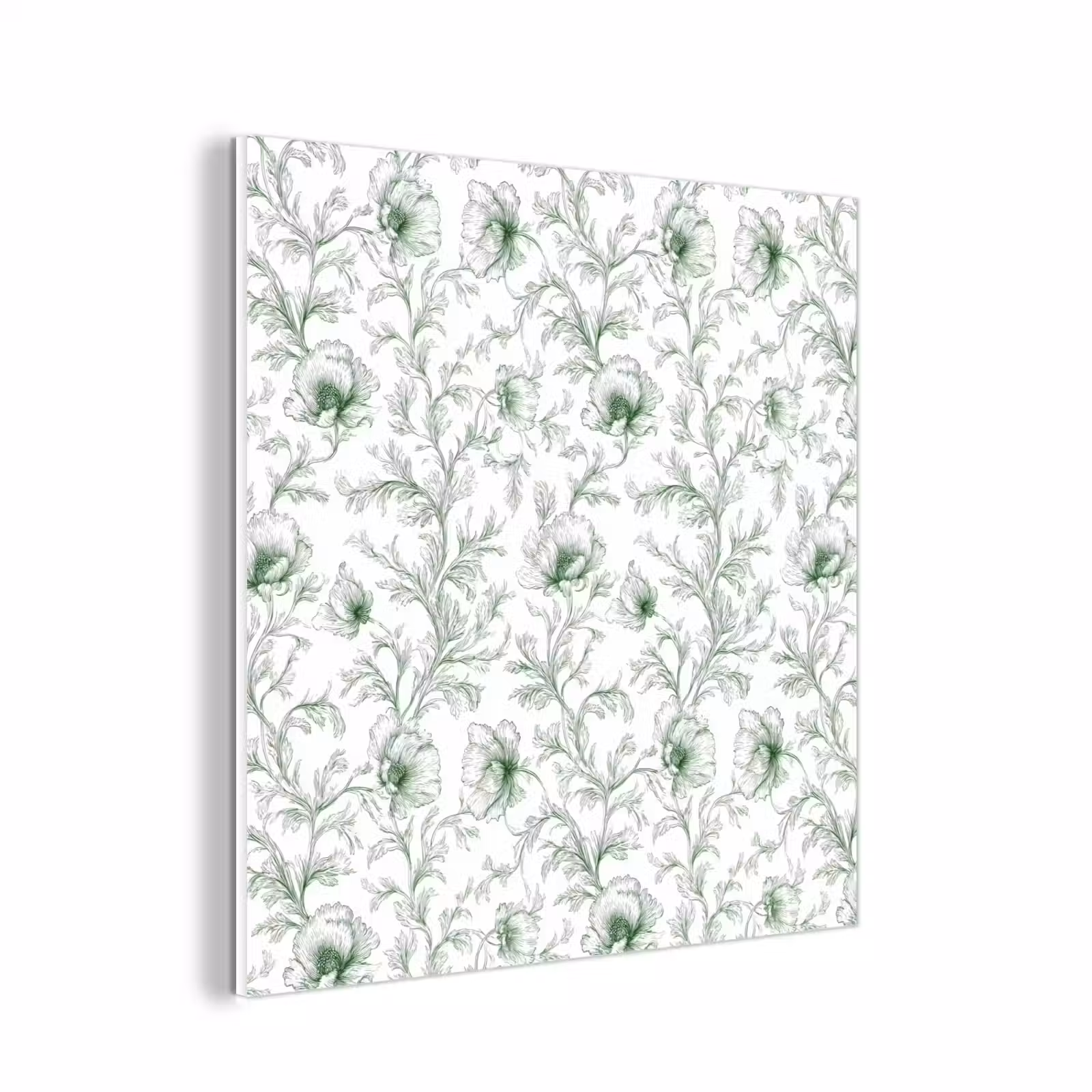 Forex - Bloemen - Getekend - Groen — 1