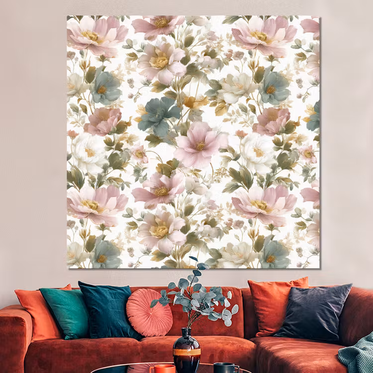 Forex - Bloemen - Patroon - Pastel — 3