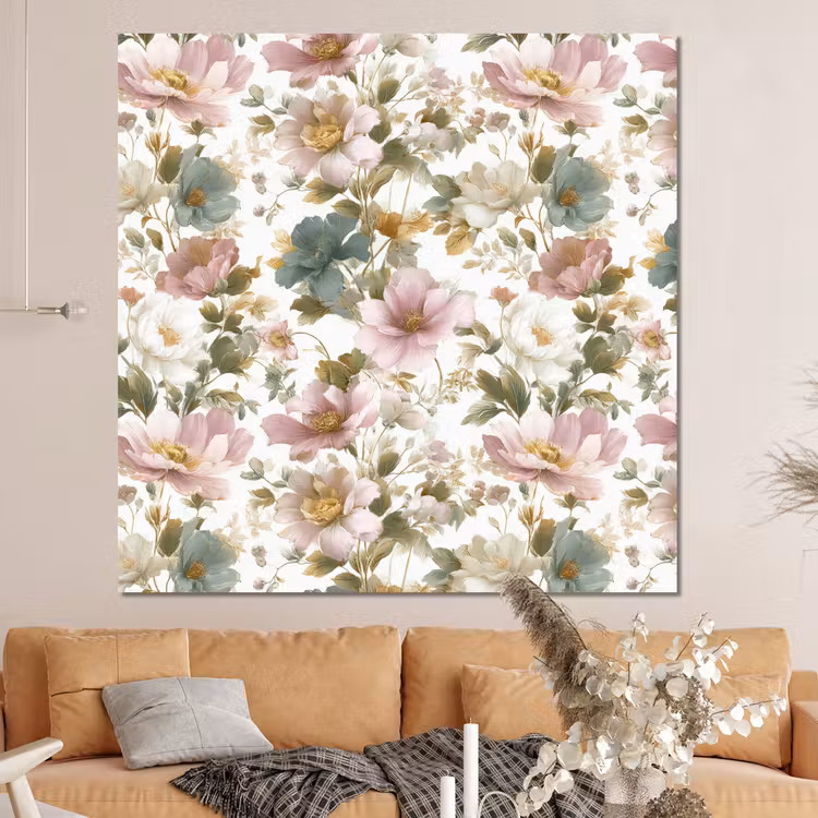 Forex - Bloemen - Patroon - Pastel — 4
