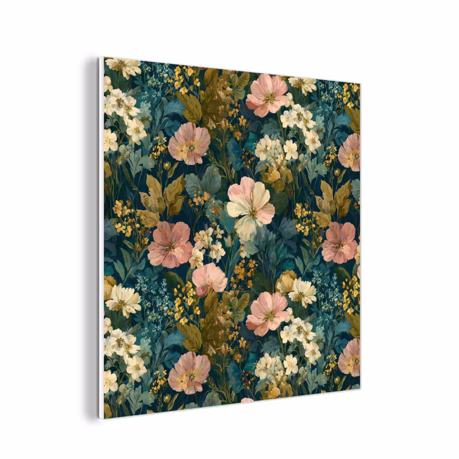 Forex - Wilde bloemen - Botanisch - Patroon - Roze - Romantisch — 1