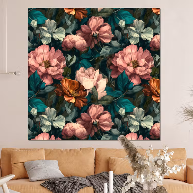 Forex - Bloemen - Schilderachtig - Patroon - Roze — 4