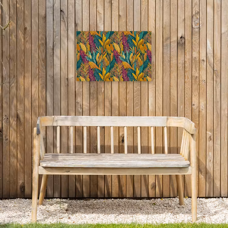 Buiten canvas - Tropische - Botanisch - Patroon - Kleurrijk - Exotisch — 3