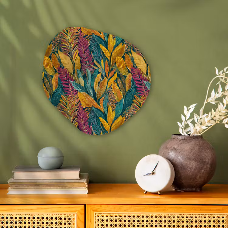 Organisch schilderij - Forex - Tropische - Botanisch - Patroon - Kleurrijk - Exotisch — 2