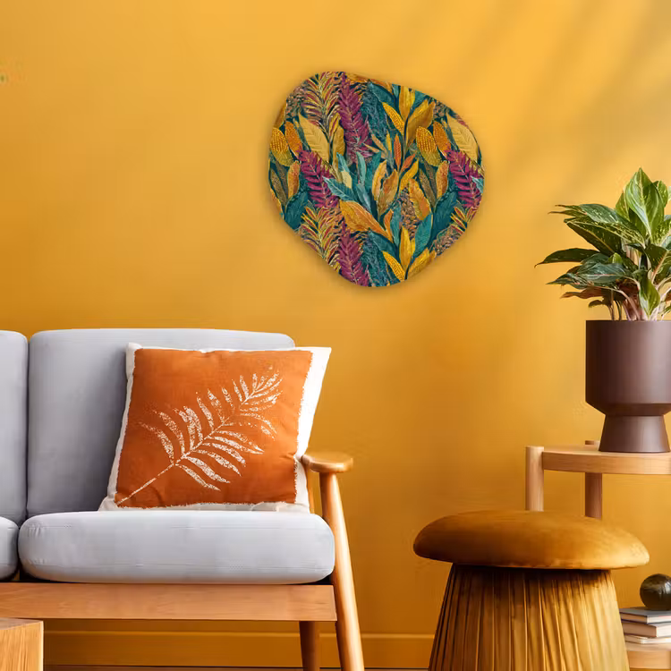 Organisch schilderij - Forex - Tropische - Botanisch - Patroon - Kleurrijk - Exotisch — 3