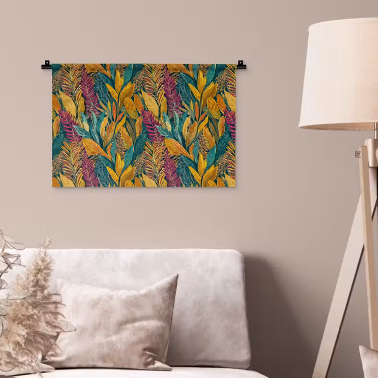 Wandkleed - Tropische - Botanisch - Patroon - Kleurrijk - Exotisch — 2
