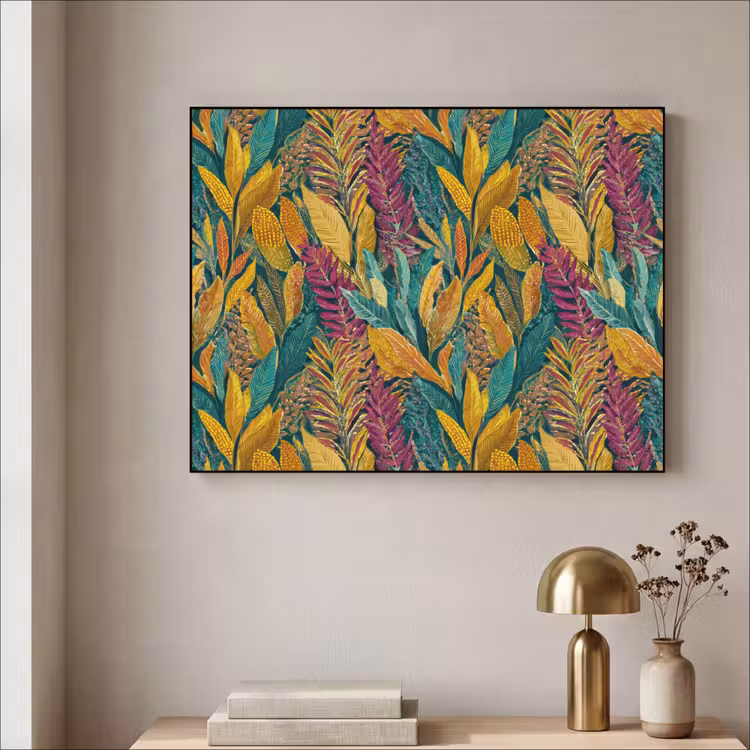 Art Frame - Tropische - Botanisch - Patroon - Kleurrijk - Exotisch — 5